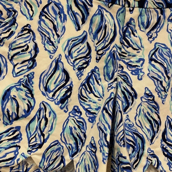 Lilly Pulitzer 5" Buttercup Stretch Seashell Shorts Size 0 EUC - Picture 3 of 4